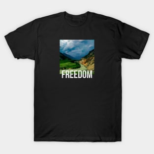 Freedom Oil and Noise Art T-Shirt